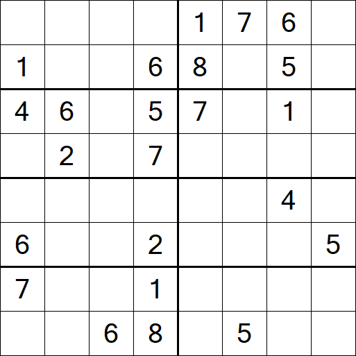 Sudoku 8x8 - Schwierig