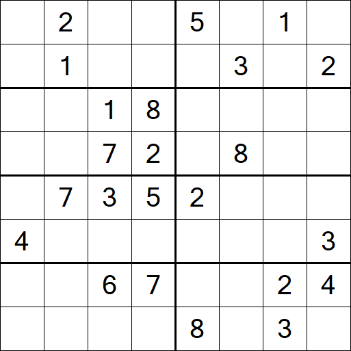 Sudoku 8x8 - Hard