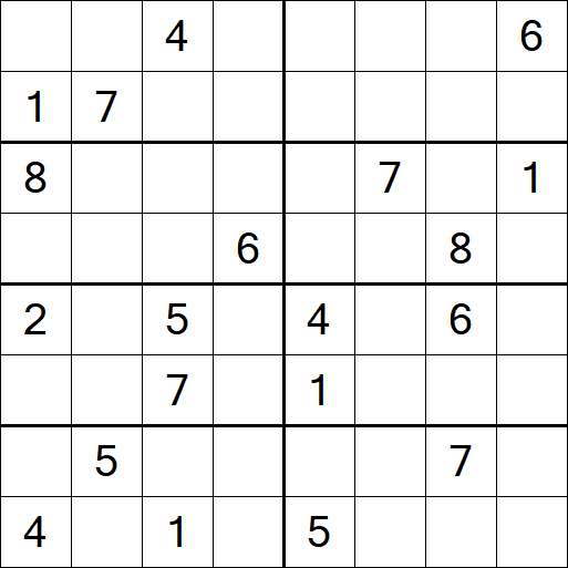 Sudoku 8x8 - Difícil