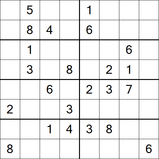 Sudoku 8x8 - Difícil