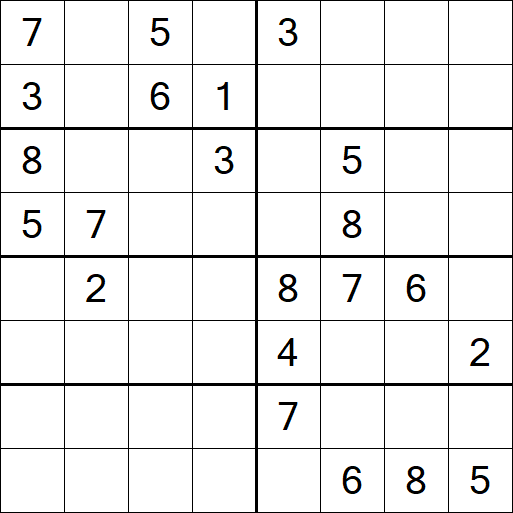 Sudoku 8x8 - Difícil