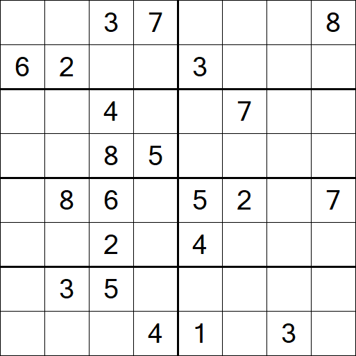 Sudoku 8x8 - Difícil
