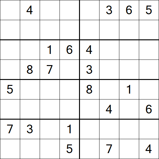 Sudoku 8x8 - Difícil