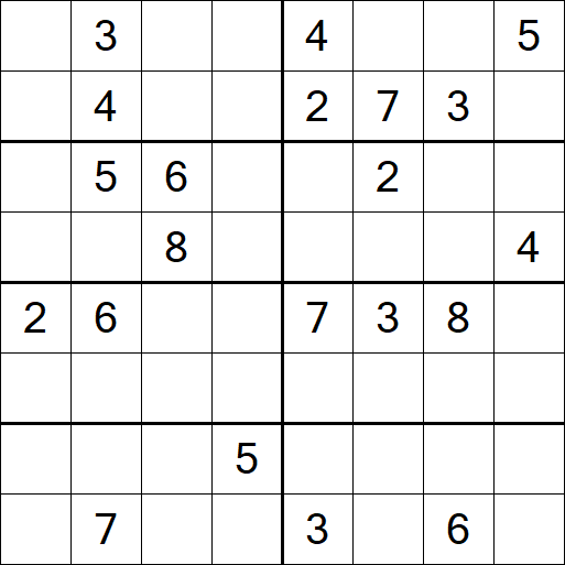 Sudoku 8x8 - Difícil