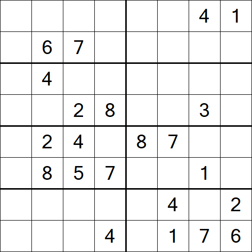Sudoku 8x8 - Difícil
