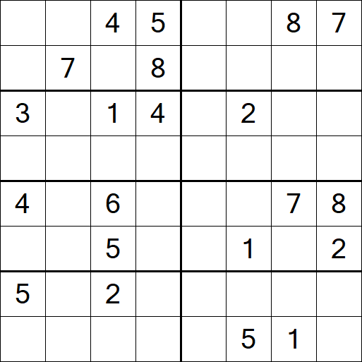 Sudoku 8x8 - Hard