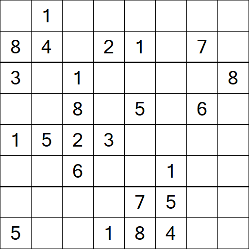 Sudoku 8x8 - Difícil