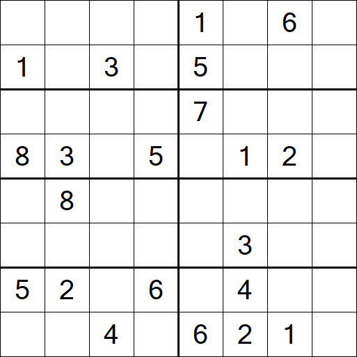Sudoku 8x8 - Difficile
