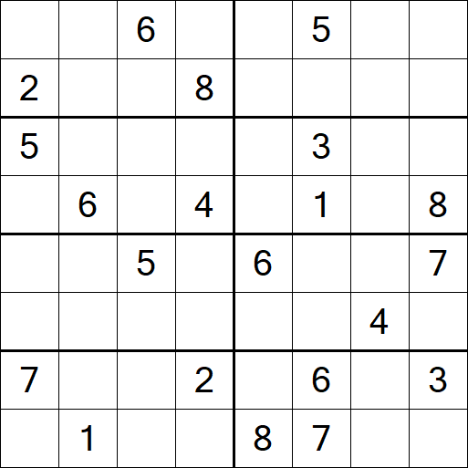 Sudoku 8x8 - Difícil