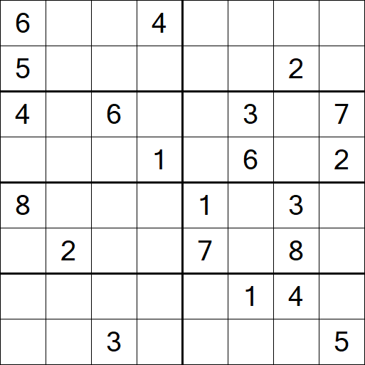 Sudoku 8x8 - Difícil
