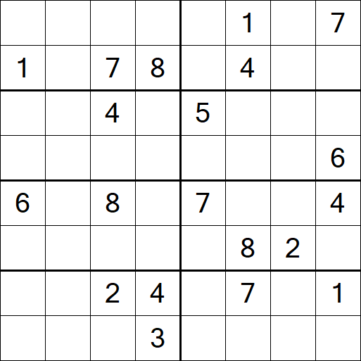 Sudoku 8x8 - Difícil