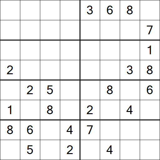 Sudoku 8x8 - Difícil