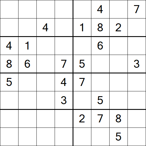 Sudoku 8x8 - Difícil
