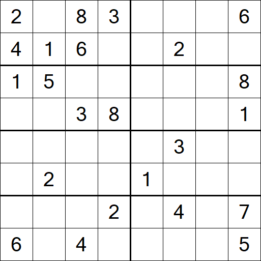 Sudoku 8x8 - Difícil