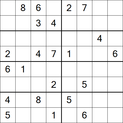Sudoku 8x8 - Difícil