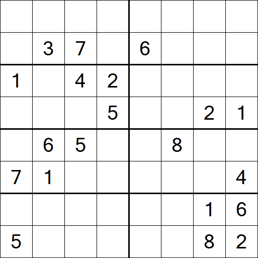 Sudoku 8x8 - Hard
