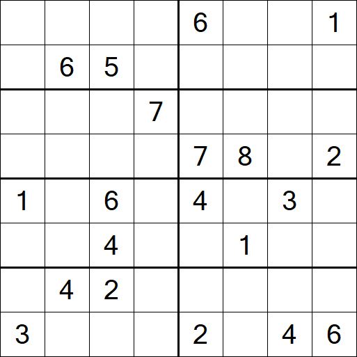 Sudoku 8x8 - Hard
