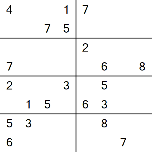 Sudoku 8x8 - Hard