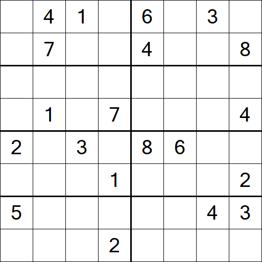 Sudoku 8x8 - Hard