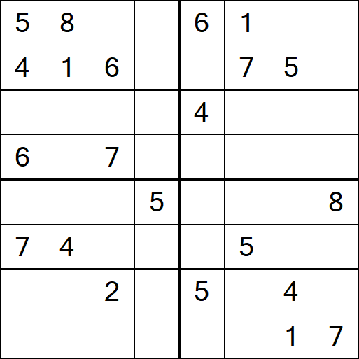 Sudoku 8x8 - Hard