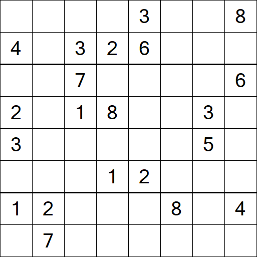 Sudoku 8x8 - Hard