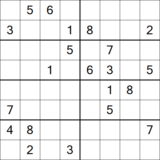 Sudoku 8x8 - Hard