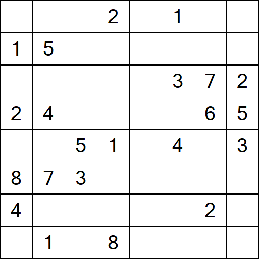 Sudoku 8x8 - Hard