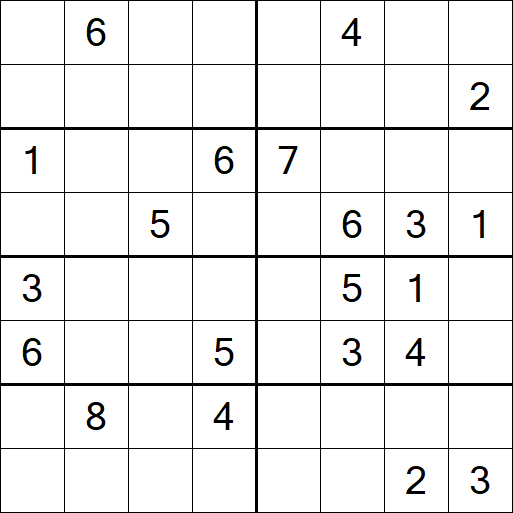 Sudoku 8x8 - Hard