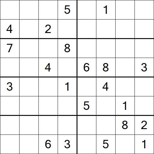 Sudoku 8x8 - Hard