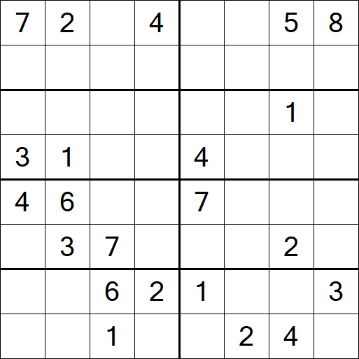 Sudoku 8x8 - Difícil