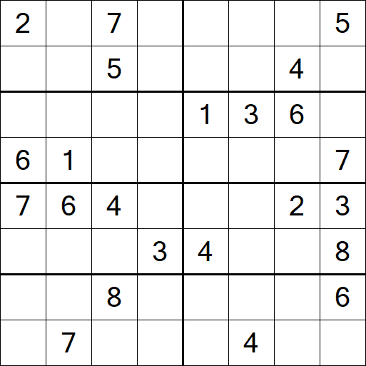 Sudoku 8x8 - Hard