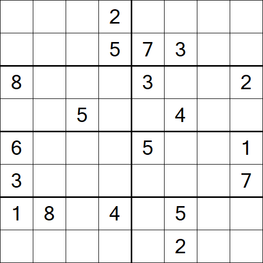 Sudoku 8x8 - Difícil
