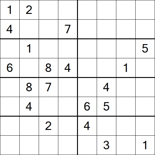Sudoku 8x8 - Difícil