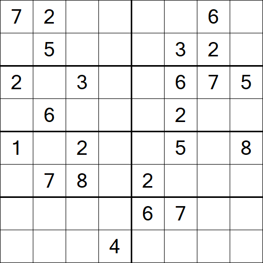 Sudoku 8x8 - Difícil