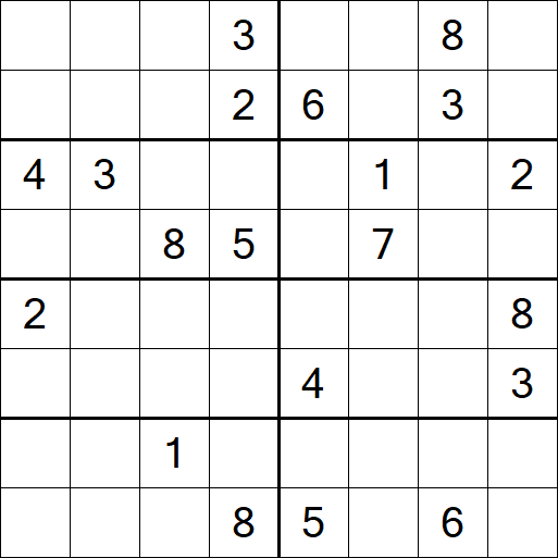 Sudoku 8x8 - Difícil