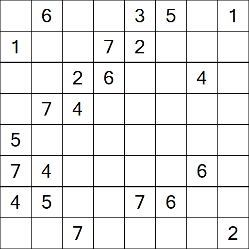 Sudoku 8x8 - Difícil