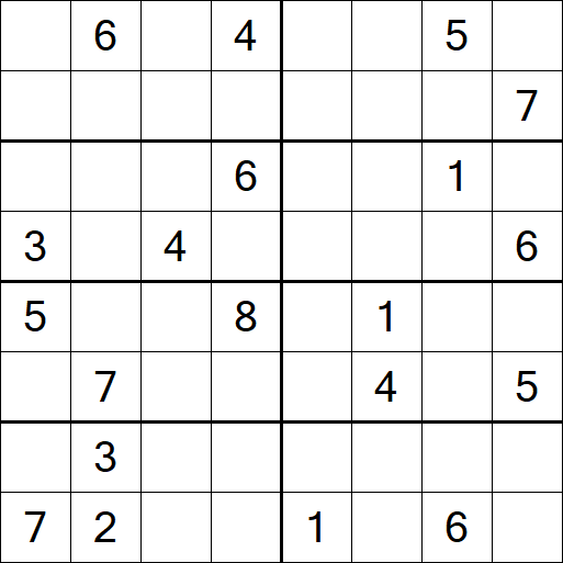 Sudoku 8x8 - Difícil
