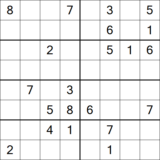 Sudoku 8x8 - Difícil