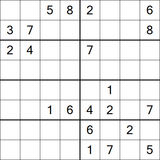 Sudoku 8x8 - Difícil