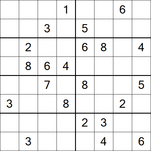 Sudoku 8x8 - Difícil