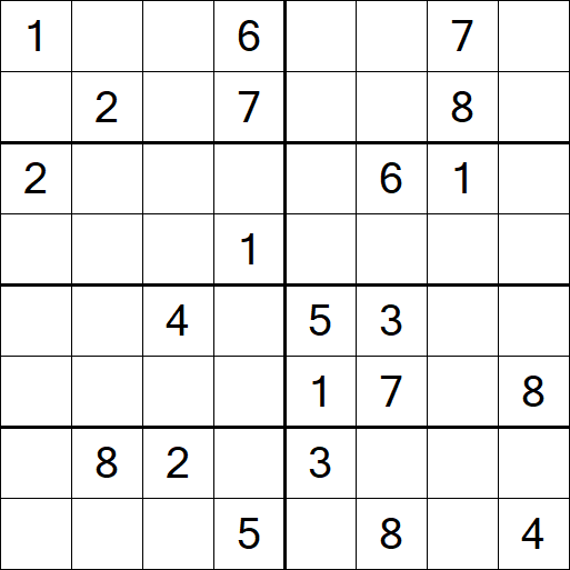 Sudoku 8x8 - Difícil