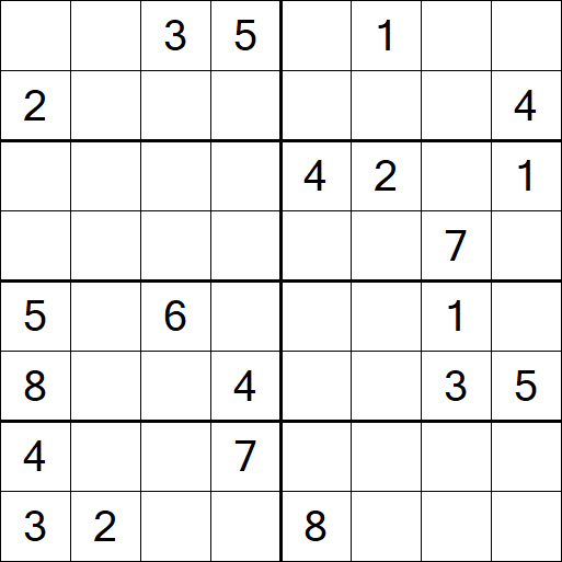 Sudoku 8x8 - Difficile