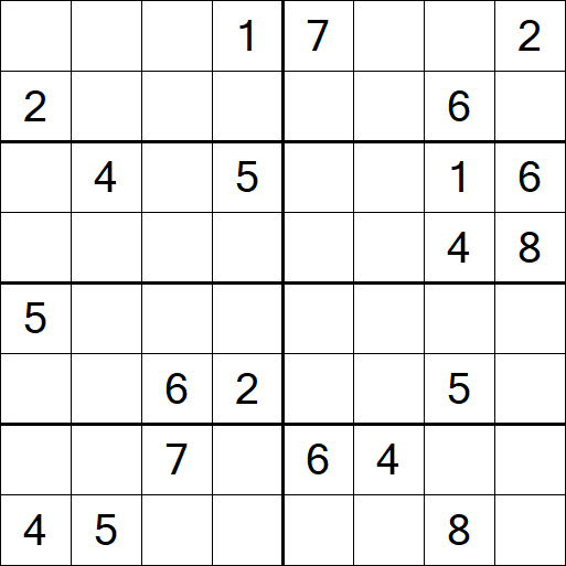 Sudoku 8x8 - Hard