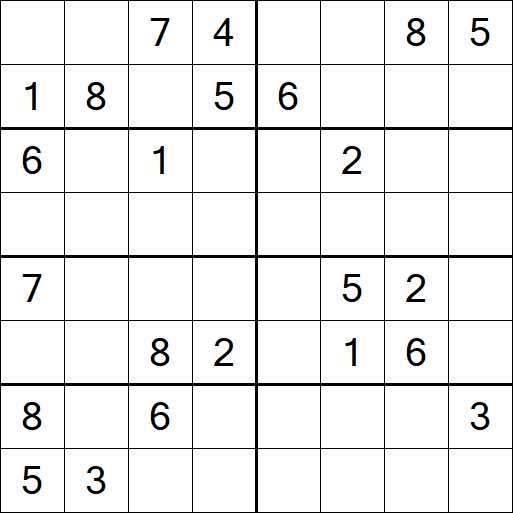 Sudoku 8x8 - Difficile