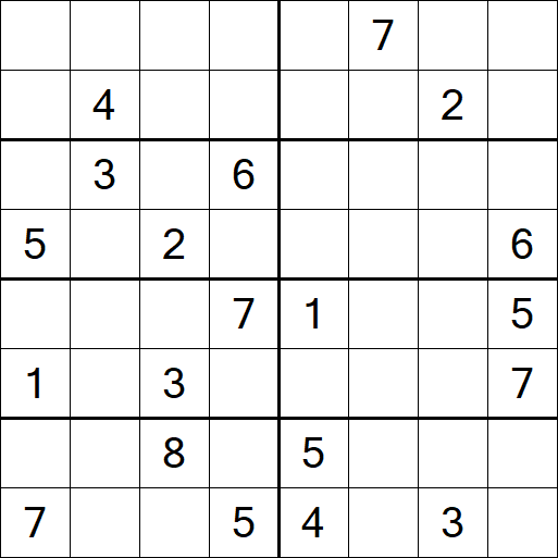 Sudoku 8x8 - Difícil