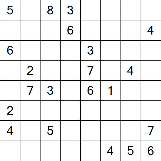 Sudoku 8x8 - Difícil