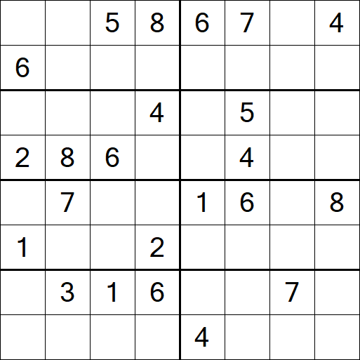 Sudoku 8x8 - Difícil