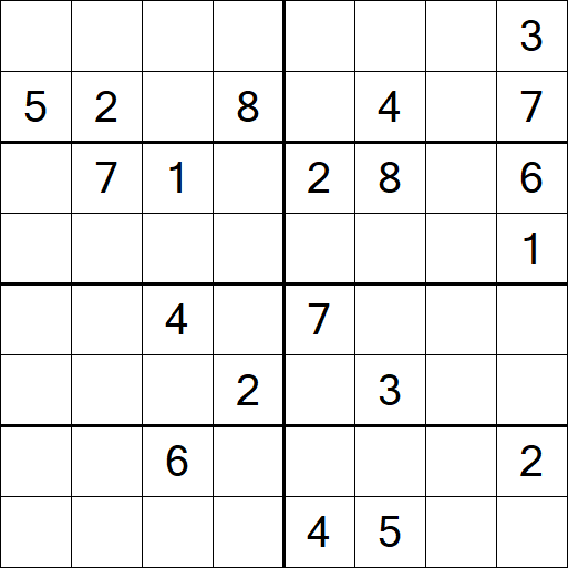 Sudoku 8x8 - Difícil