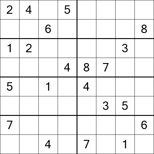 Sudoku 8x8 - Difícil