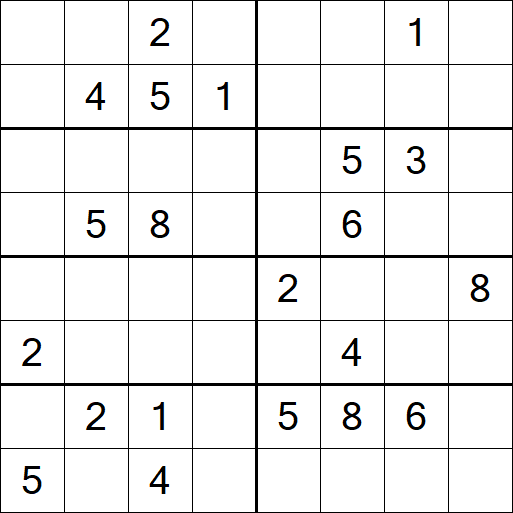 Sudoku 8x8 - Difícil